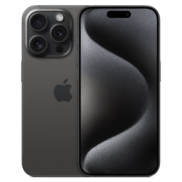 Apple iPhone 15 Pro black titanium